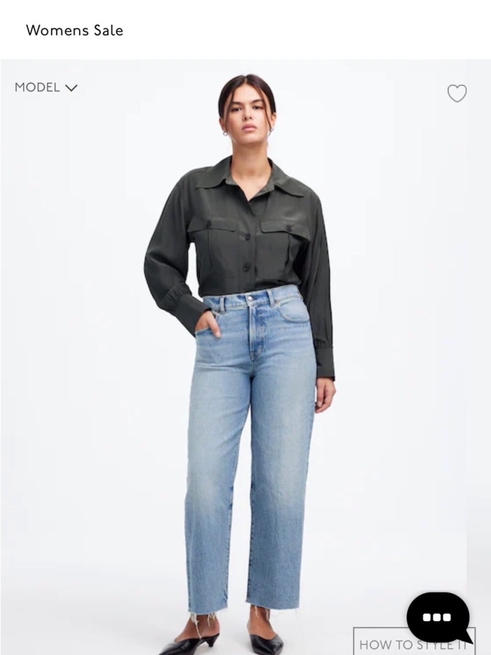 Madewell perfect vintage wide leg crop jeans 28T